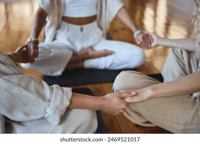 healthy-mindful-women-group-sitting-260nw-2469521017